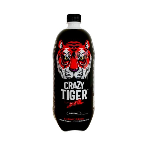 CRAZYTIGER Bebida energética botella 1 l.