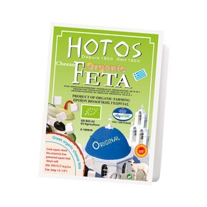 HOTOS Queso feta ecológico con denominación de origen KALIOS 200 g.