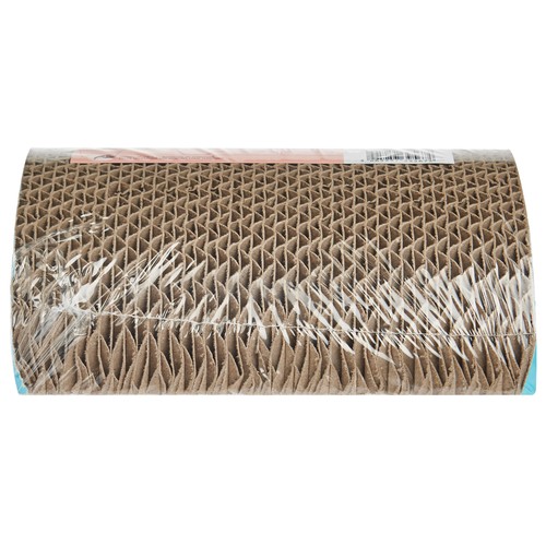 PRODUCTO ALCAMPO Rascador corrugado de 45 cm. para gatos, con forma de onda.
