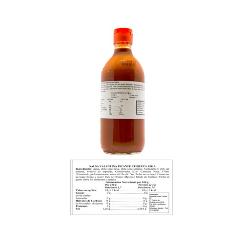 VALENTINA Salsa roja picante VALENTINA 370 ml