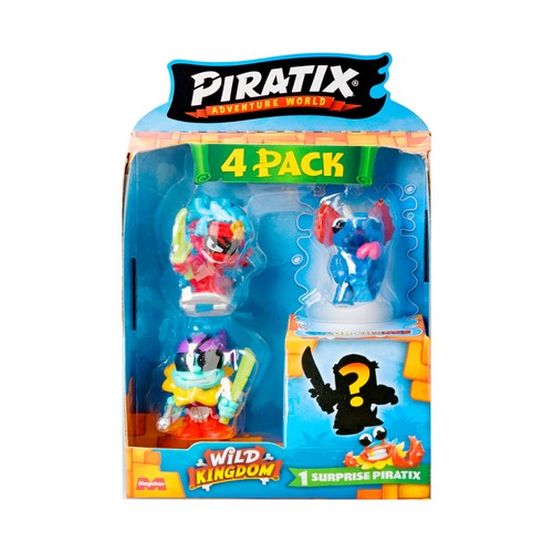 Piratix Wild Kingdom Four Pack, modelos surtidos MAGIC BOX