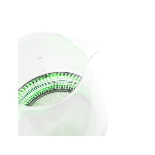 Hervidor de cristal QILIVE, capacidad 1.7L, luz Led, 2200W.