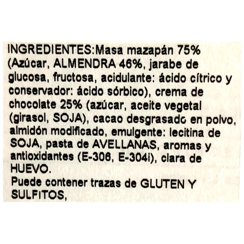 Huesos de santo rellenos de chocolate 14 uds. 240 g.