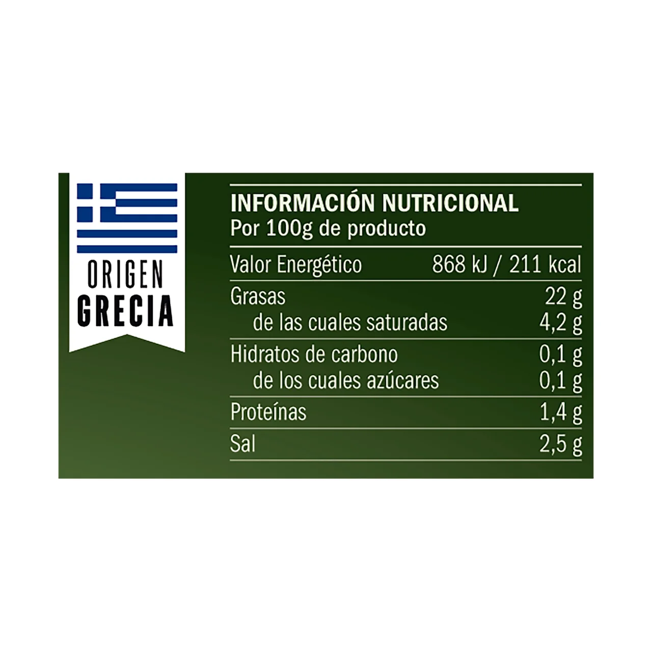 Aceituna kalamata frasco 250 g.