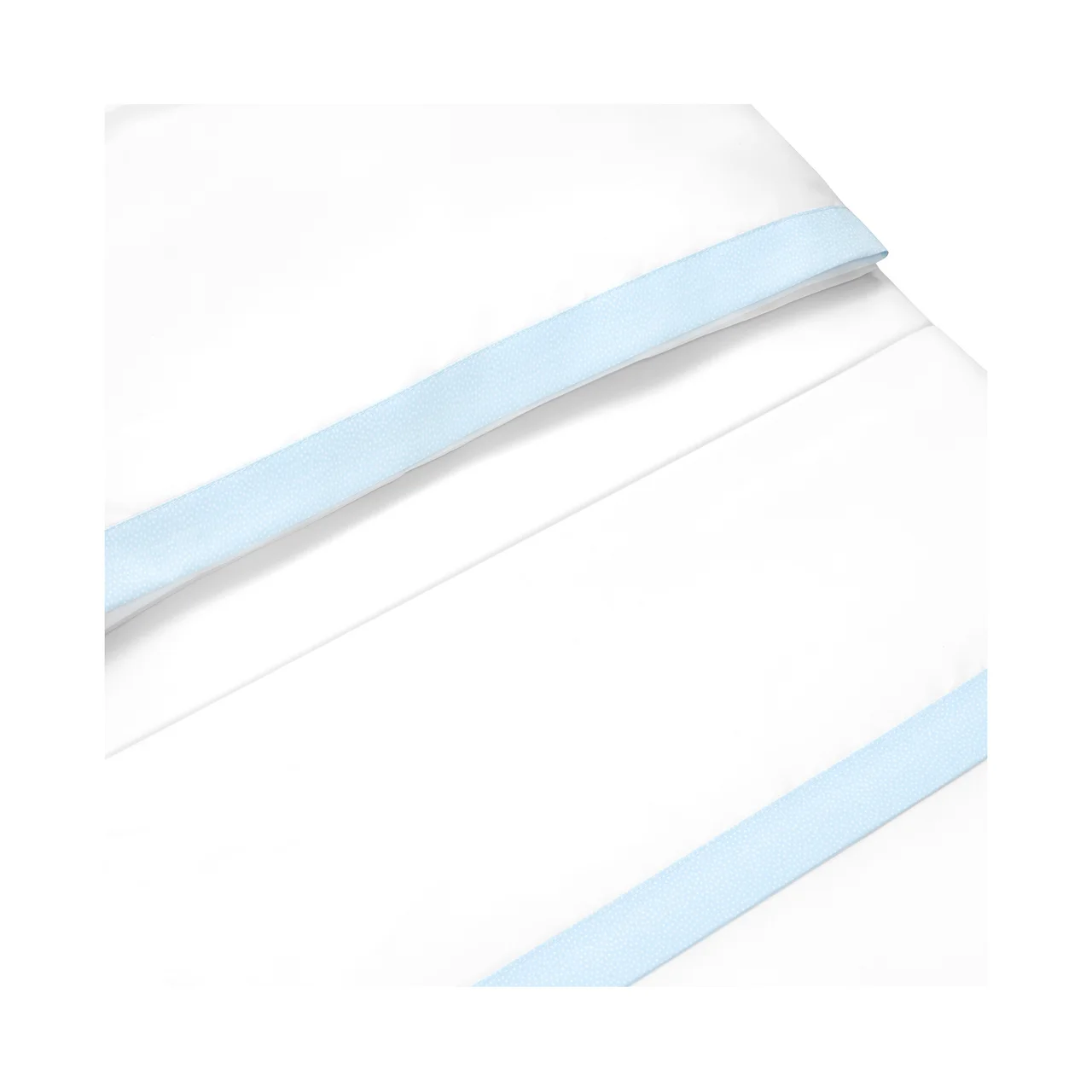 Tríptico para cuna básico azul y blanco