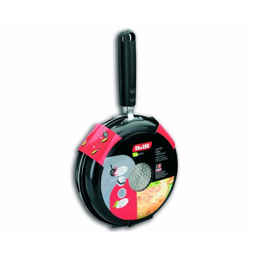 Sartén 24cm. con doble capa antiadherente, apta para inducción, Indubasic IBILI.