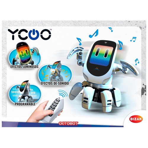 Octobot, Robot programable con control directo YCOO +5 Años, BIZAK
