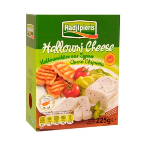 HADJIPIERIS Queso Halloumi con denominación de origen protegida (DOP) 225 g.