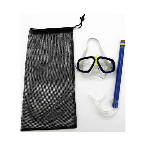 Set de buceo junior con gafas, gubo y bolsa, varios colores, DEPORTES.