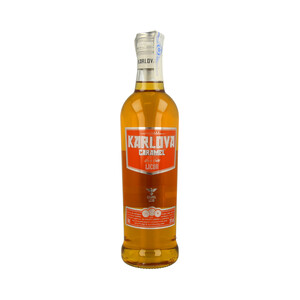Imagen de KARLOVA Karamel Bebida espirituosa de vodka con sabor a caramelo botella de 70 cl.