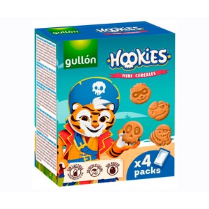 GULLÓN Galletas hookies mini cereales 160 gr.