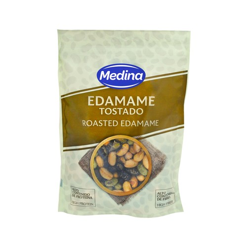 MEDINA Edamame tostada (mezcla de granos de soja tostada y salada) 100 g.