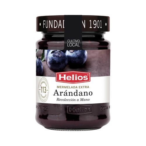 HELIOS Mermelada extra de arándano 340 g.