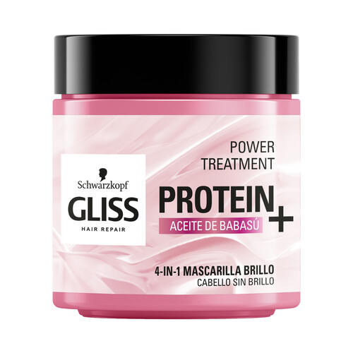 GLISS Mascarilla 4 en 1 para cabello sin brillo GLISS Protein + de Schwarzopf 400 ml.