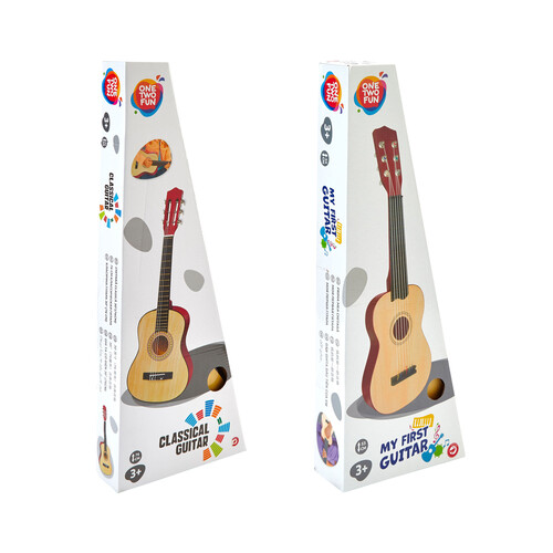 Alcampo Guitarra clásica infantil ONE TWO FUN ALCAMPO Los más