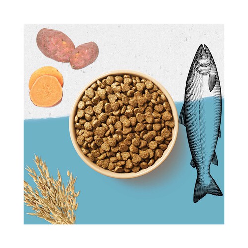 Comida para perros a base de ingredientes naturales sabor a pescado BEYOND 1,4 kg