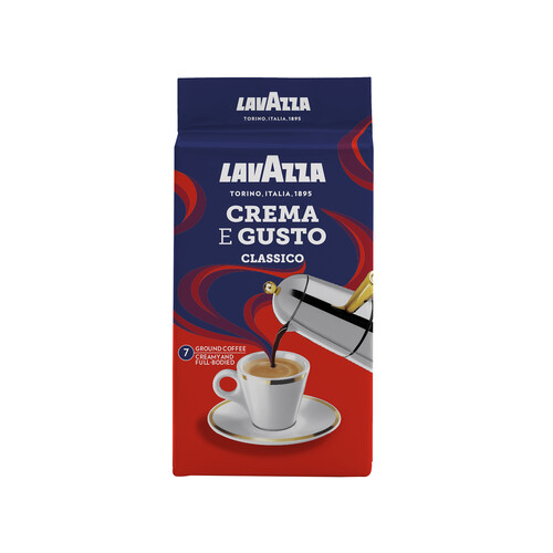 Café molido descafeinado LAVAZZA, paquete 250 g