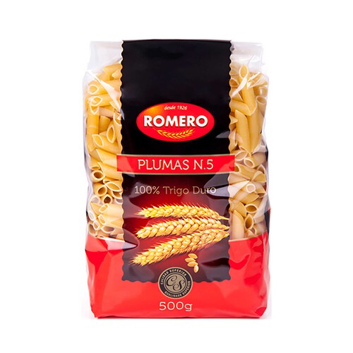 ROMERO Pasta macarrón ROMERO paquete de 500 gr.