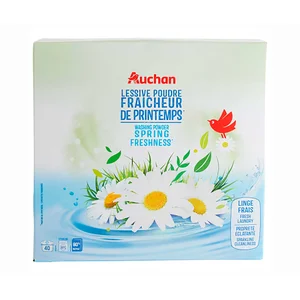 PRODUCTO ALCAMPO Detergente en polvo fresco y limpio 40 lav 2 Kg.