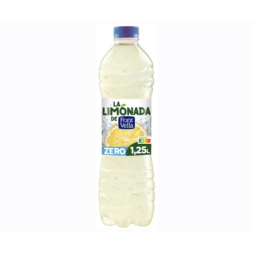 FONT VELLA Agua limón Zero botella 1,25 l.