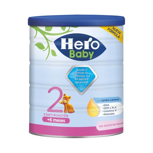 P. LACTEO CONTINUACION HERO BABY 2 800 G