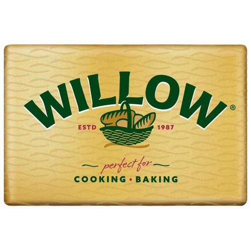 WILLOW Pastilla de matería grasa para untar (77%) con mantequilla 200 g.