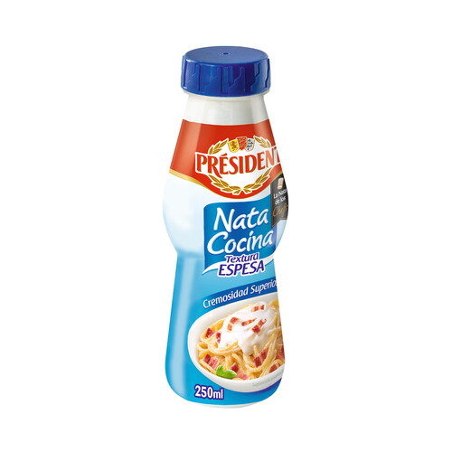 Nata líquida para cocinar textura espesa PRESIDENT Epesa 250 ml.