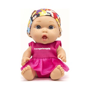 Muñeco bebé solidario Baby Pelón Princesa Disney, JUEGATERAPIA.