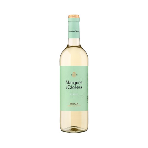 MARQUÉS DE CÁCERES Vino blanco con D.O. Ca Rioja botella 75 cl.