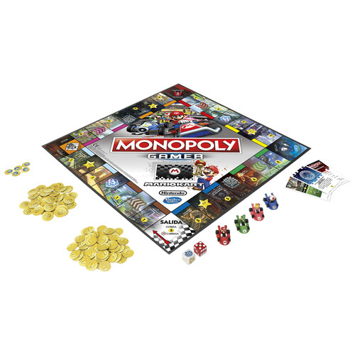 Juego de mesa de estrategia Monopoly Gamer, de 2 a 4 jugadores, HASBRO.