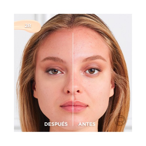 L´ORÉAL PARIS Accord parfait tono 2R Sérum corrector con ácido Hialurónico y cafeína.