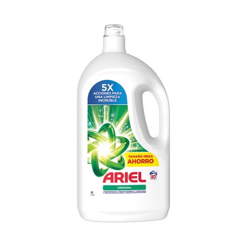 ARIEL Detergente líquido 80 DS.