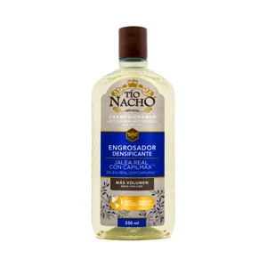TIO NACHO Champú voluminizador y anticaida por rotura, con jalea real con capilmax 330 ml.