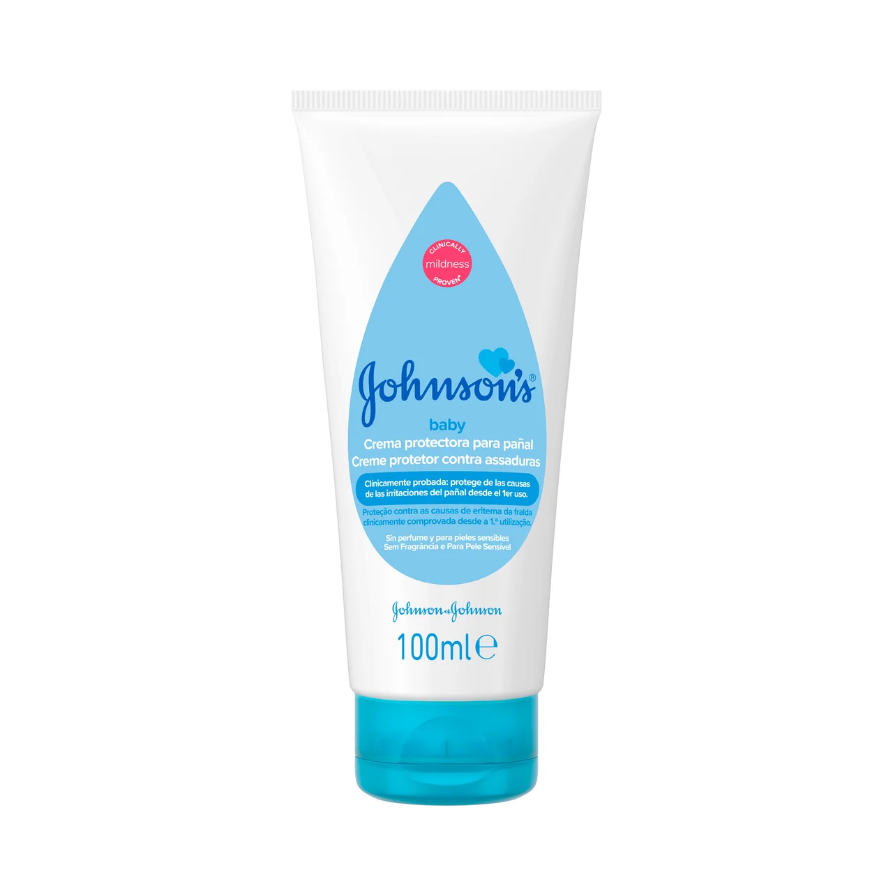 JOHNSON´S Baby Crema protectora para la zona del pañal 100 ml.