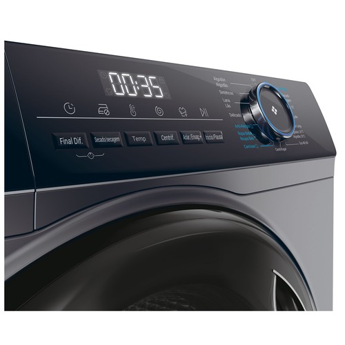 Lavadora secadora HAIER HWD80B14939S8-IB, lavado/secado: 8KG/5KG, clasificación energética: A, 1400RPM, H: 85cm, A: 60cm,F: 53cm.