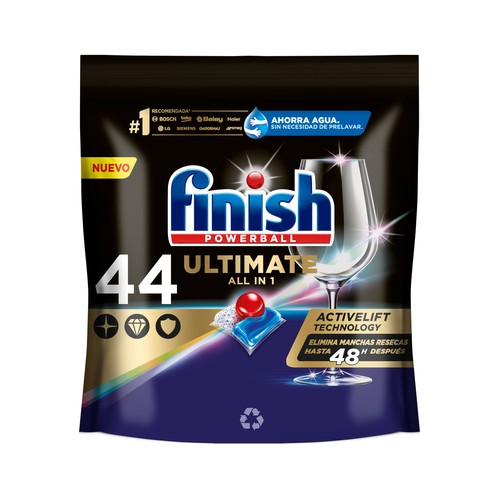 FINISH Ultimate lavavajillas 44 uds.
