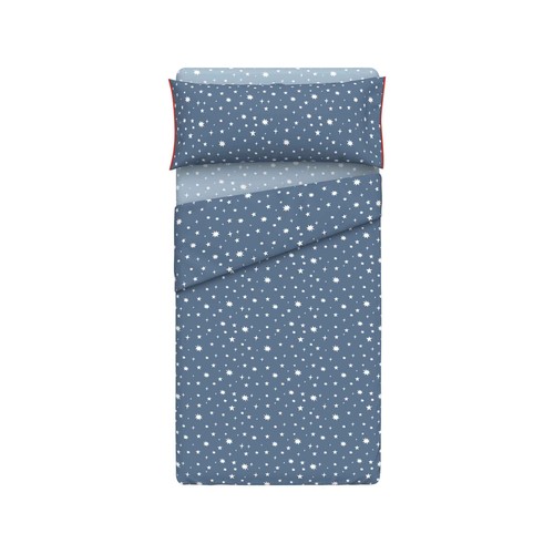 Juego de sábanas para cama de 90cm, 100% algodón, ACTUEL.