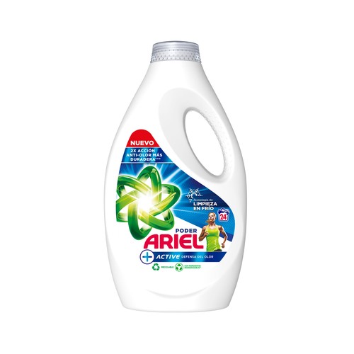 ARIEL Active Detergente líquido 24 uds.