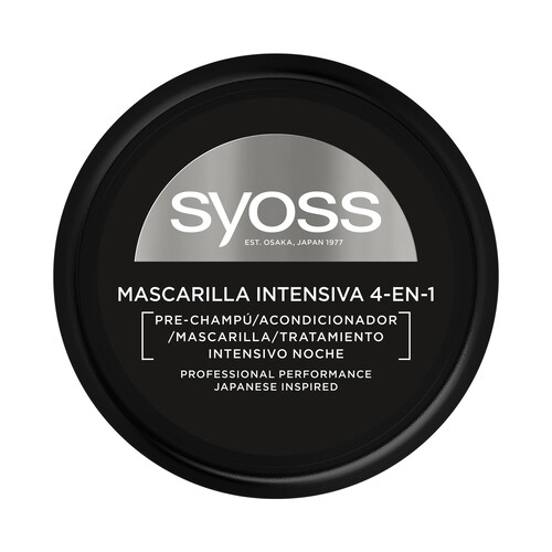 SYOSS Mascarilla intensiva 4 en 1 para cabello dañado SYOSS Salonplex repair 500 ml.