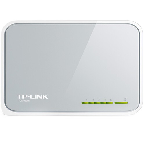 Switch TP-LINK TL-SF1005D, 5 puertos Ethernet RJ45, 10/100 Mbps.
