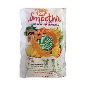 BESMOOTHIE Fruta fresca ultracongelada (mango, piña y papaya), ideal para realizar Smoothies BESMOOTHIE Vital 150 g.