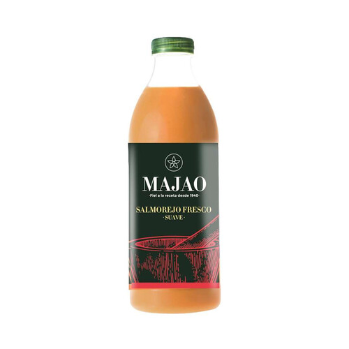 MAJAO Salmorejo fresco y suave, 100% natural y sin conservantes MAJAO 1 l.