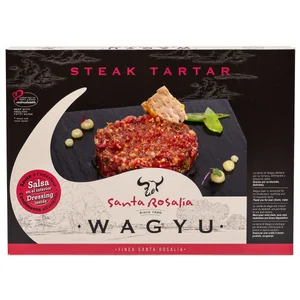 Steak tartar de Wagyu SANTA ROSALIA 130 g.
