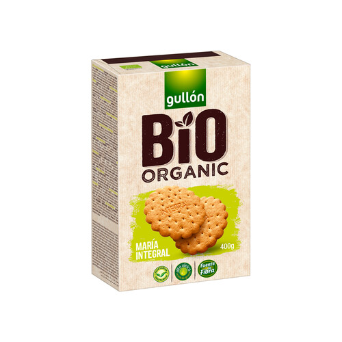 GULLÓN Galletas María integrales ecológicas GULLÓN BIO 400 g.