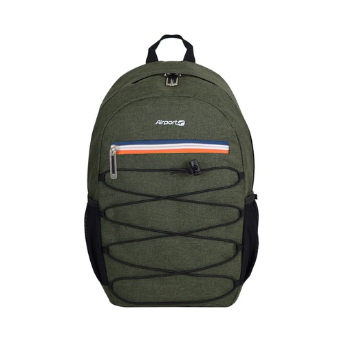 Mochila de viaje Khaki  29x44,5x3cm AIRPORT ALCAMPO.