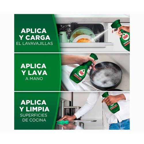 FAIRY Spray prelavado limón 2 x 500 ml.