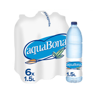 Imagen de AQUABONA Agua natural mineral botella pack de 6 uds x 1.5 L