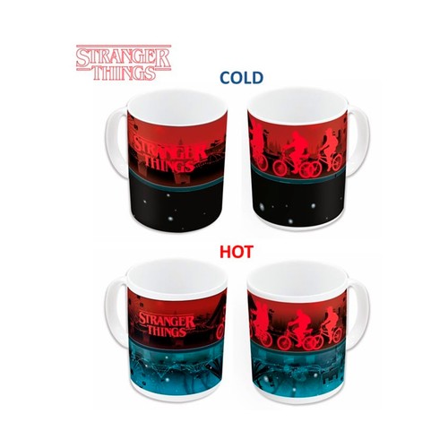 STRANGER THINGS Taza cerámica 325ml cambia color Stor, Netflix