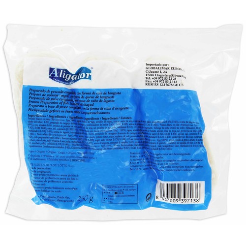ALIGATOR Colas de langosta ultracongeladas ALIGATOR 250 g.