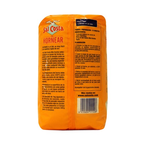 SAL COSTA Sal de alta cocina para hornear 2 kg.